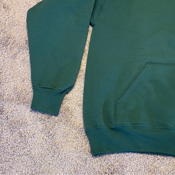 VTG St Patricks Day Locals Hoodie Adult XL Green Pullover Buffalo New York USA - Picture 5 of 12